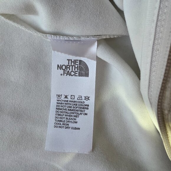 The North Face Unisex Large White/Grey Zip Up Hoodie Rep - Picture 4 of 8